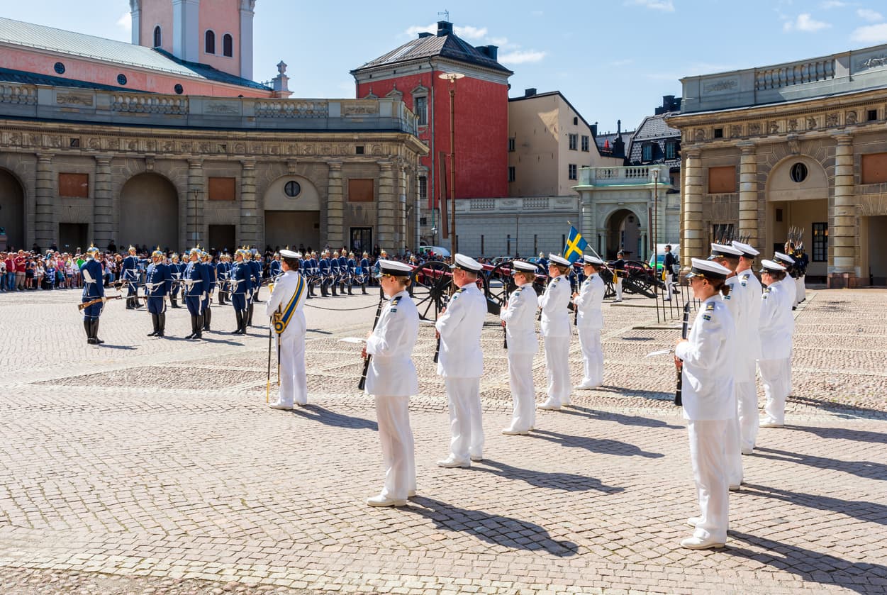 Changing of the Guard in the Royal Palace